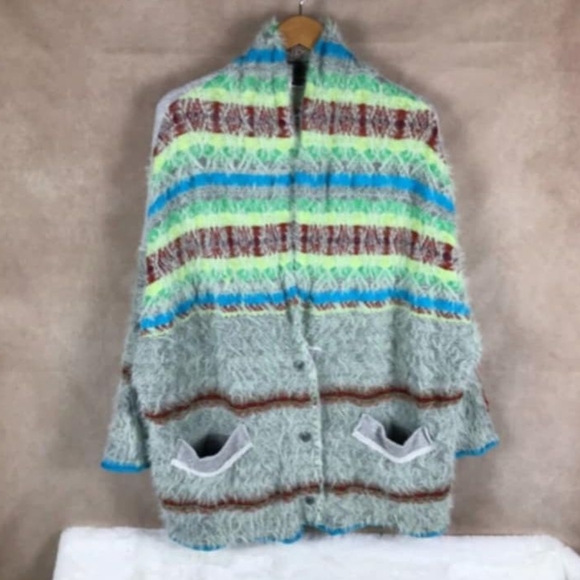 Free People Oversized Cozy Fair Weather Cardigan - Picture 15 of 16